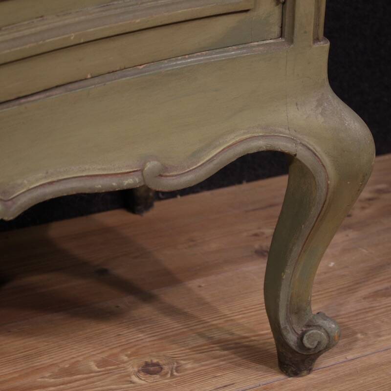Buffet laqué italien du 20e siècle avec miroir