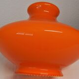 Abat-jour opalin orange vintage