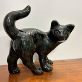 Black ceramic cat 60s