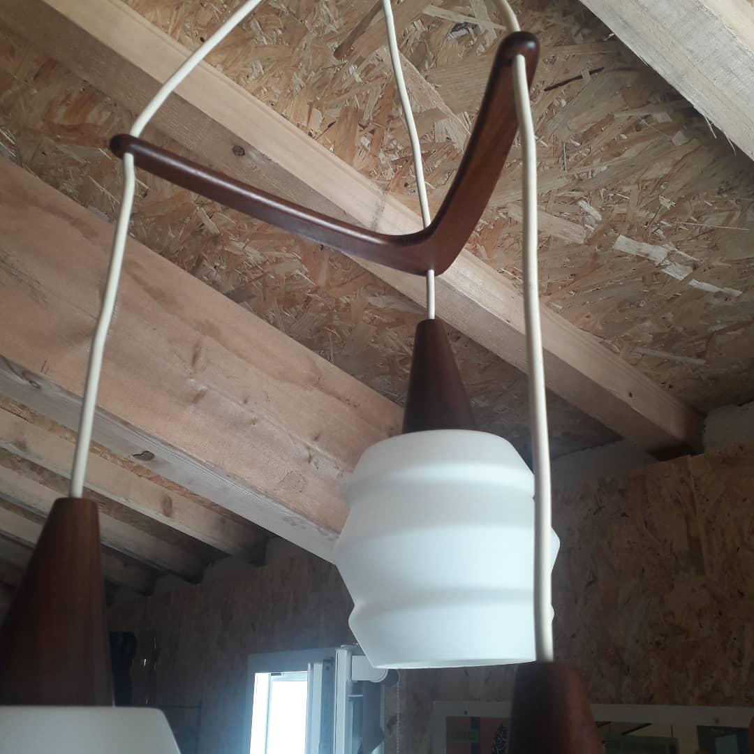 Scandinavian chandelier Louis Kalff