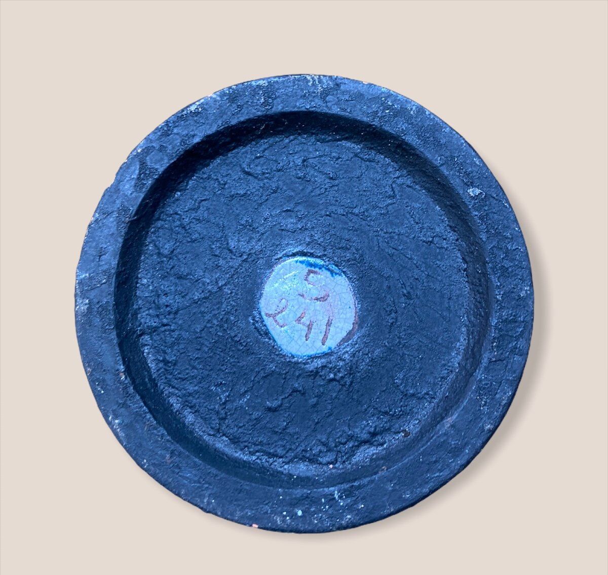 Modernist Ceramic Candle holder, Egyptian Inspired in The Taste Of Francine Delpierre