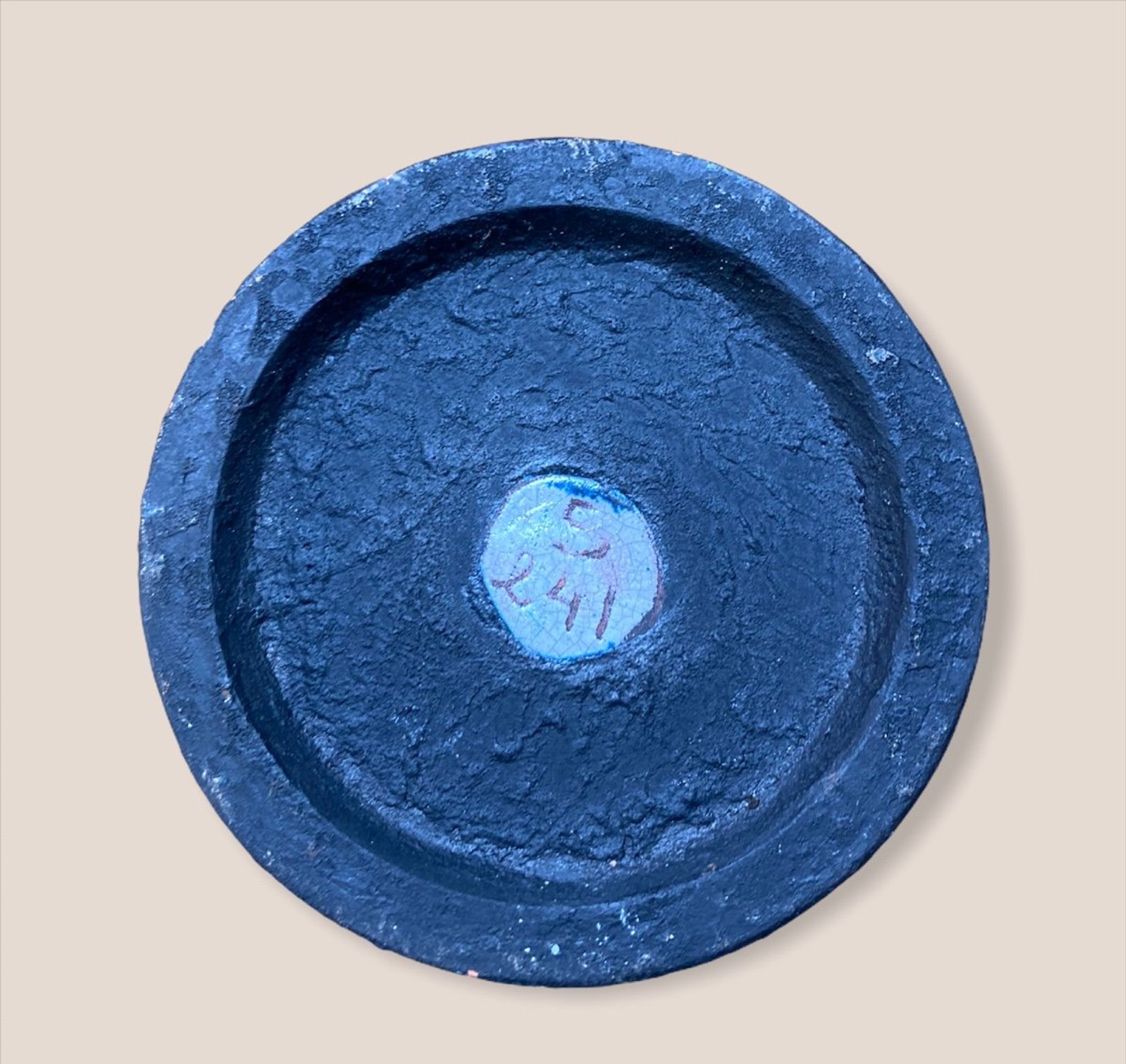 Modernist Ceramic Candle holder, Egyptian Inspired in The Taste Of Francine Delpierre