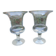 Pair of Medici glass vases