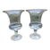 Pair of Medici glass vases