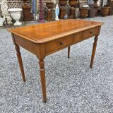 Mid-20th century solid cherry wood desk