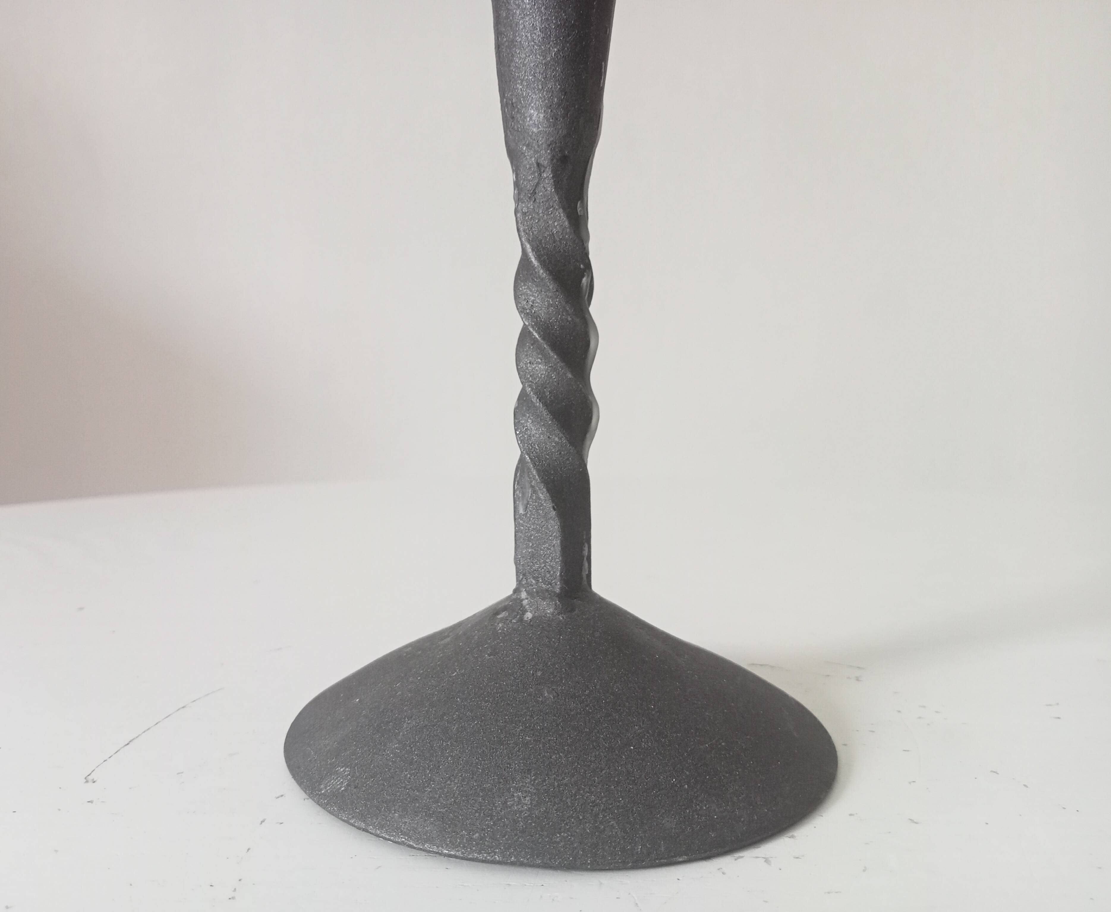 Vintage brutalist candlestick