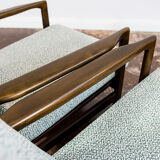 Pair of Restored Green B-7522 armchairs by Zenon Bączyk, 1960’s