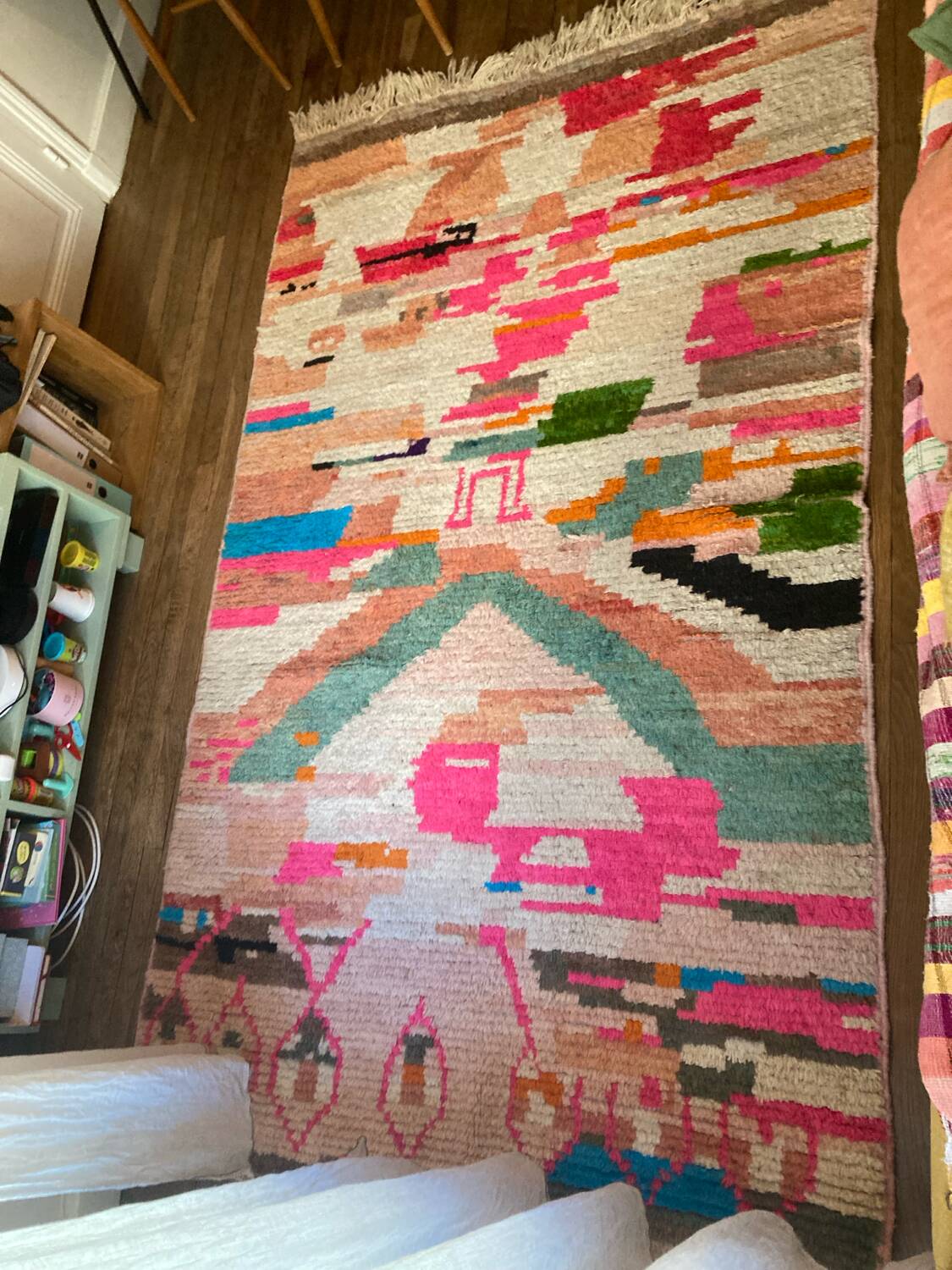 Moroccan wool Kilim rug