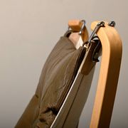 Sigurd Ressell Falcon Chair with Ottoman in brown leather for Vatne Møbler