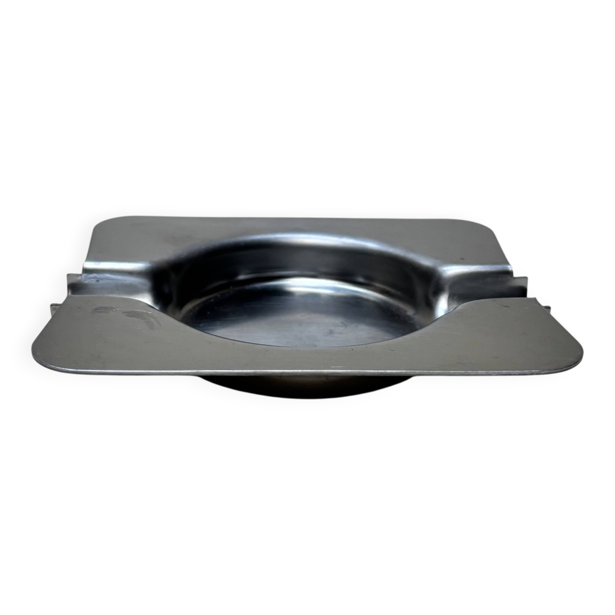 Vintage stainless steel ashtray