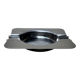 Vintage stainless steel ashtray