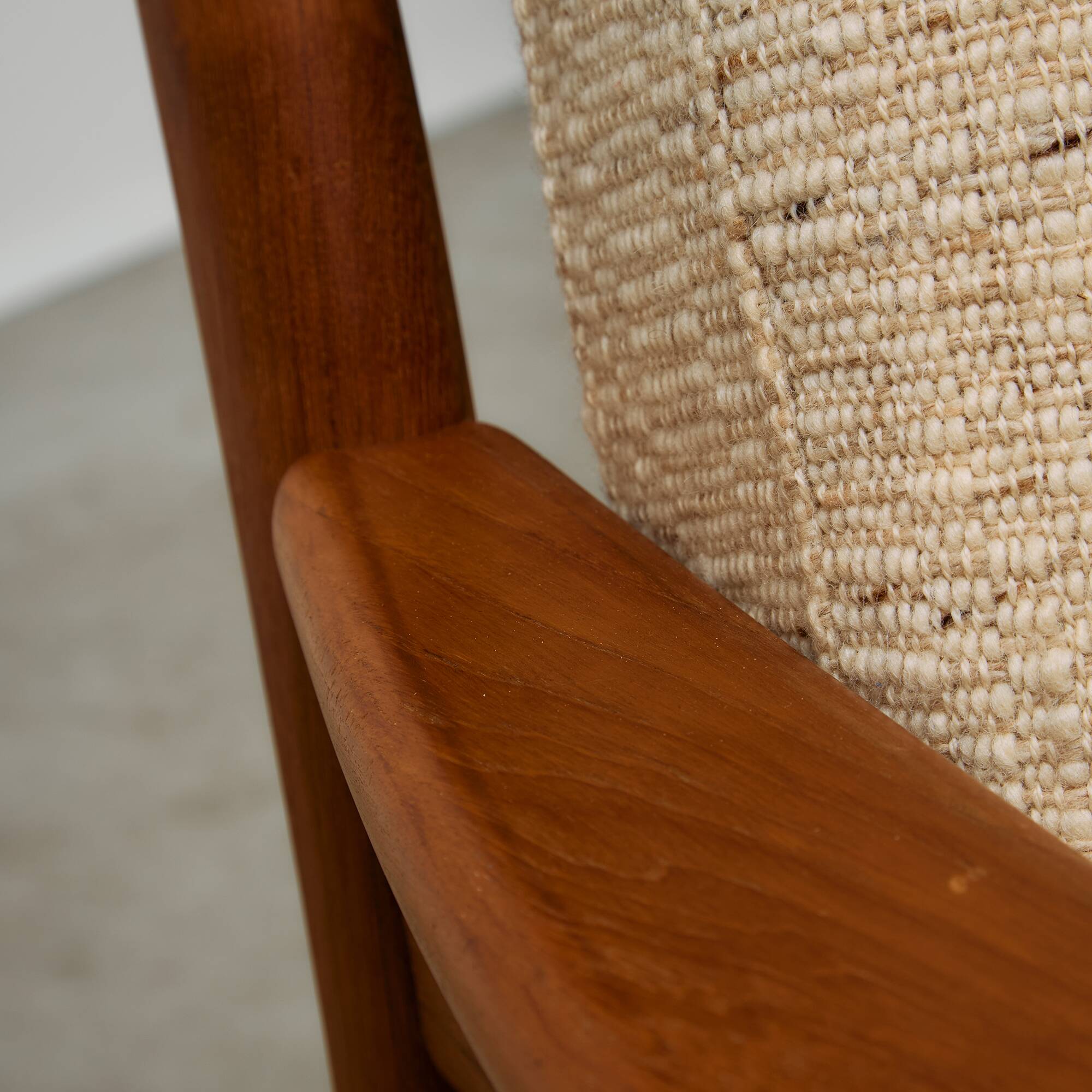 Dyrlund Three-Seater Sofa in Solid Teak