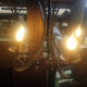Lustre fer forgé 5 lampes - XXè