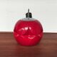Vintage German space age glass ball pendant lamp by Peill & Putzler, 1970s.
