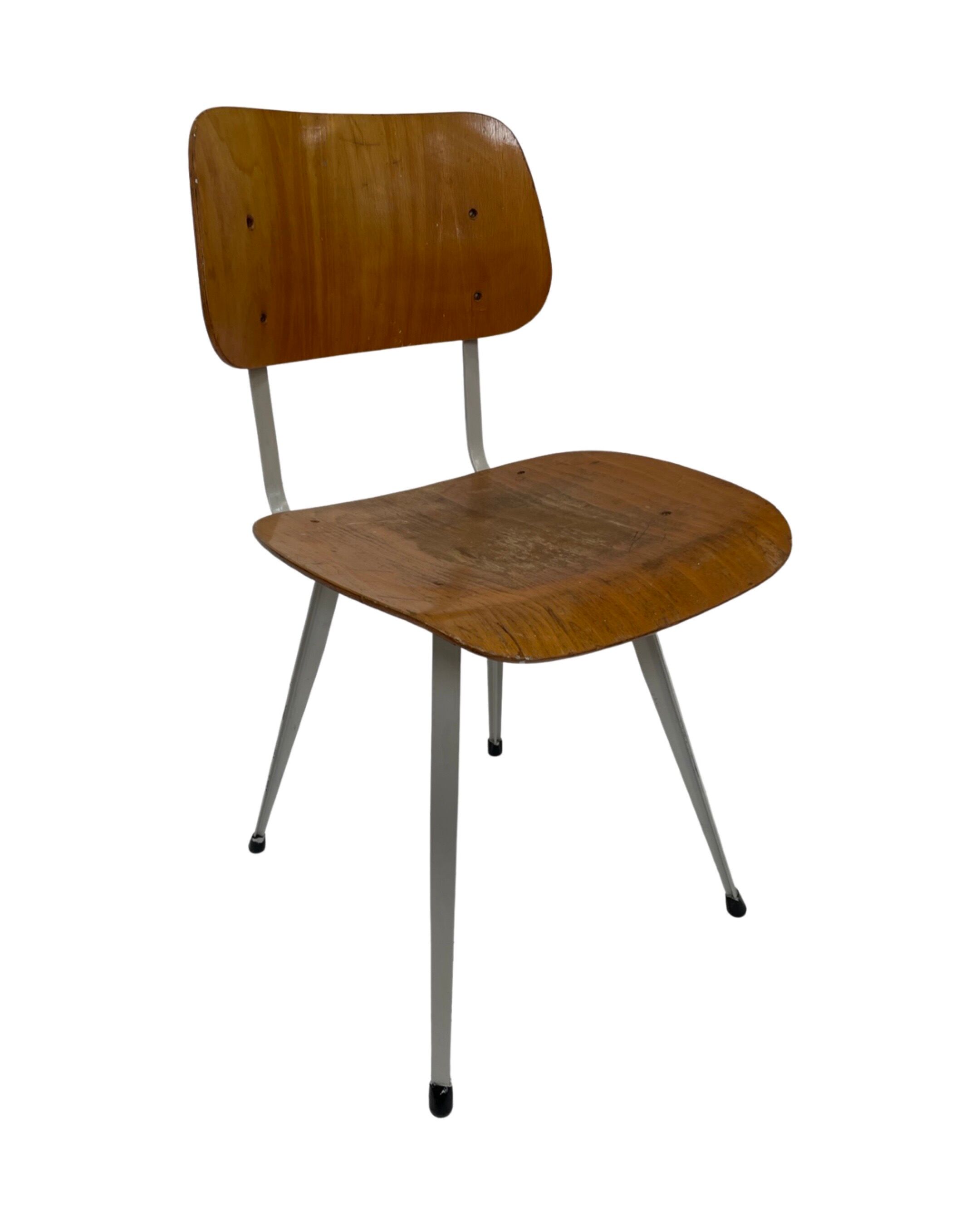 Vintage marko holland school chair 1960s design