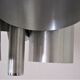 Lustre space age brushed aluminum 70s