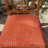 Paire de chaises de style Louis XVI époque  XIX siecle