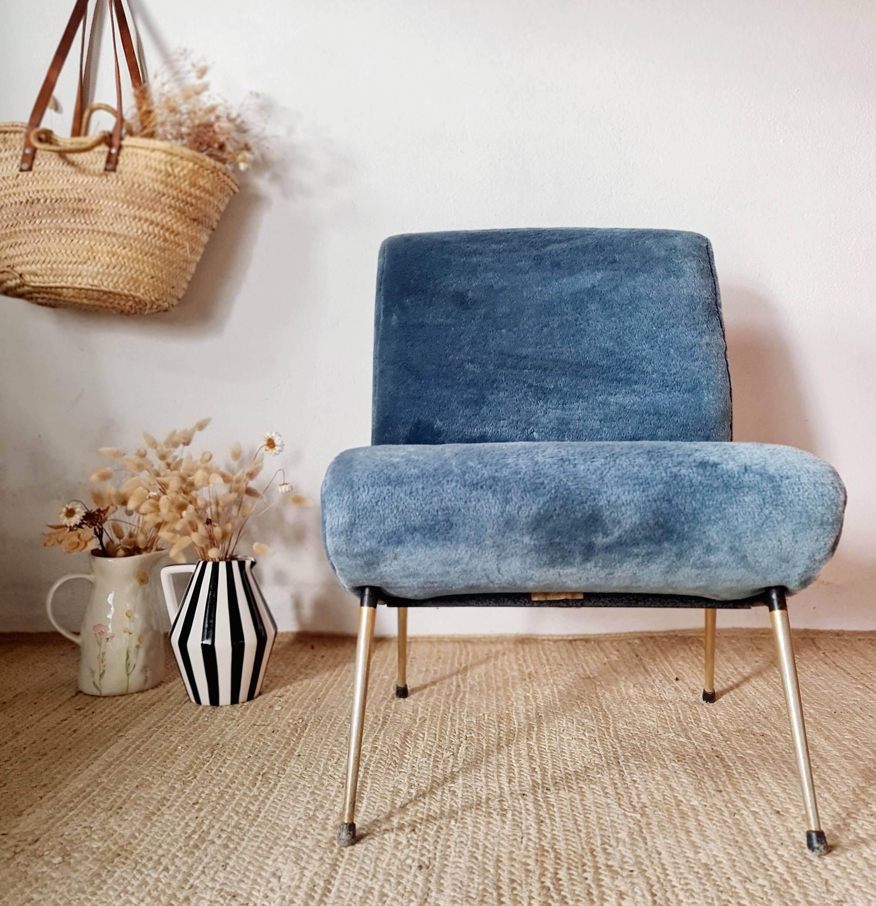 Fauteuil Kiss Pelfran bleu