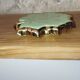 Ceramic trivet and coaster – leaf pattern, year