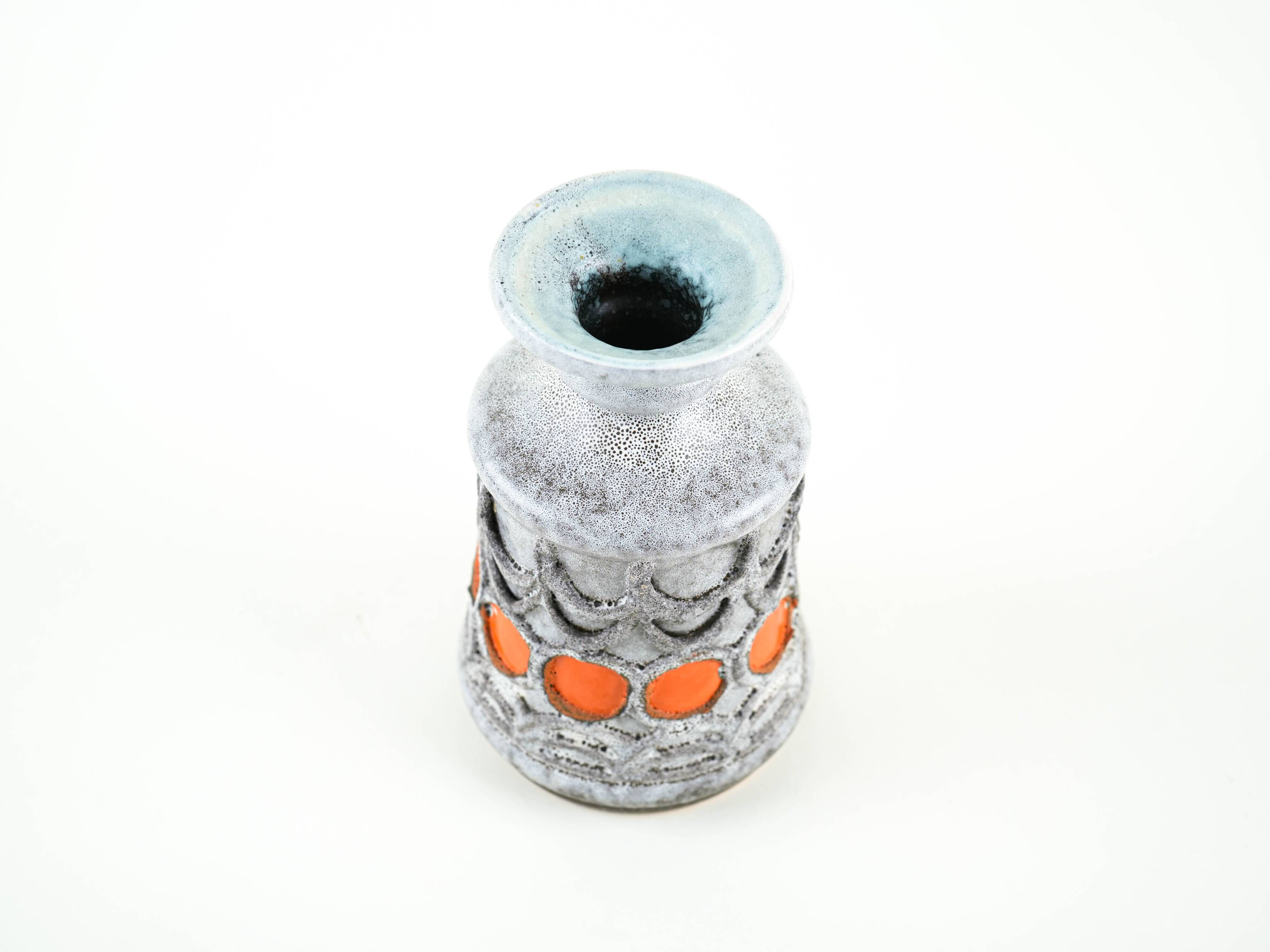 Ceramic vase, German design, 1960s, manufactured by Strehla