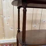 Tea table - Two-tiered mahogany coffee table