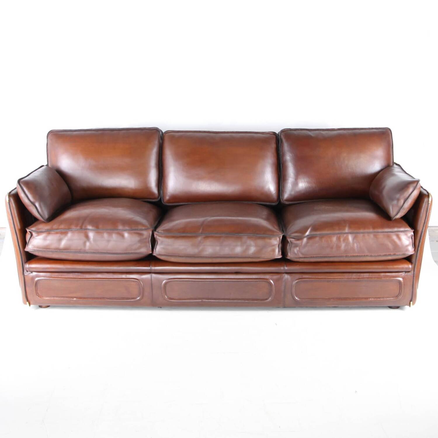 Paire de canapés cuir Roche Bobois
