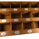 Cabinet with workshop lockers, restored / restyled hotel furniture style