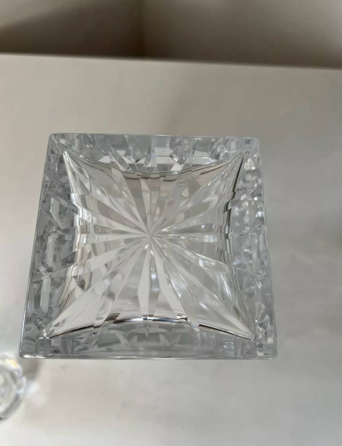 Saint Louis Crystal Whiskey Decanter, Manhattan Model