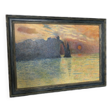 Etretat landscape painting