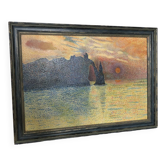 Etretat landscape painting