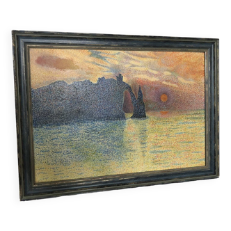 Etretat landscape painting