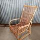 Large adult rattan armchair