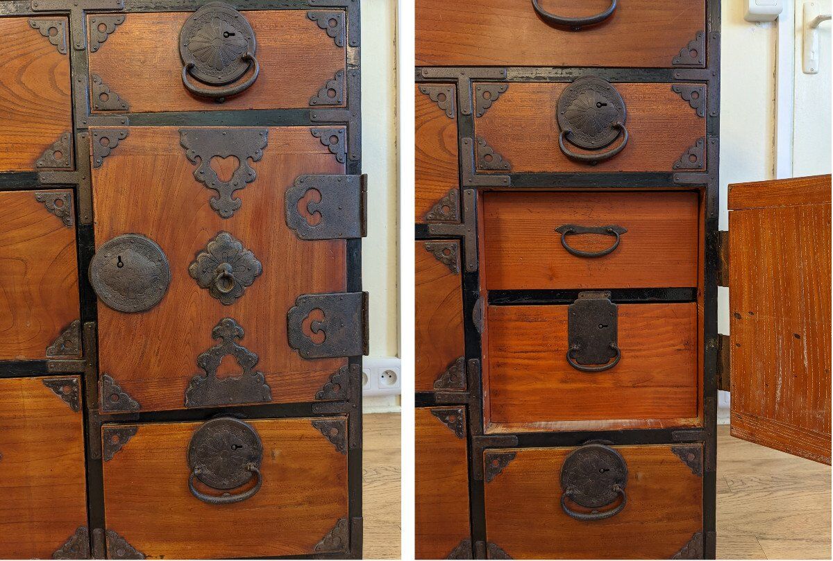 Commode ishô-dansu - Japon fin XIXe Meiji