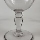 6 water glasses Cristallerie de Portieux XIXeme