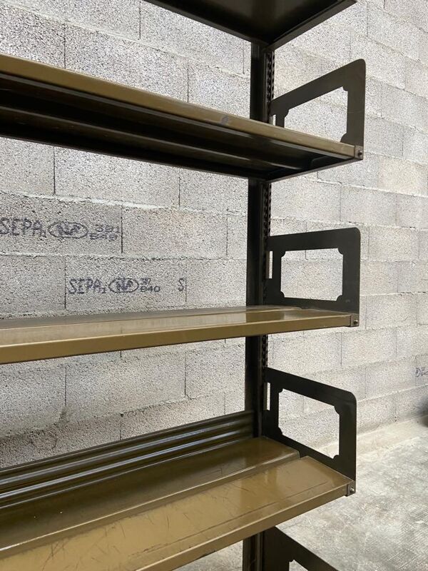 Étagère industrielle métallique strafor 1930