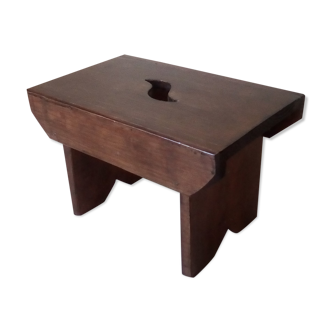 Vintage solid wood stool