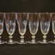6 glasses champagne flutes Cristal d'Arques Rambouillet