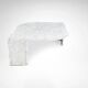 Carrara marble teardrop coffee table Germany 1980s