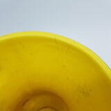 Pitcher Digoin Sarreguemines black satin and yellow