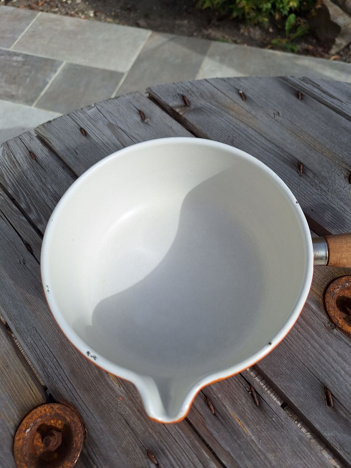 Vintage Le Creuset saucepans from the 70s