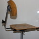 Old office, workshop, industrial chair with wheels
