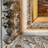 Painting "Bay in Brittany, Trezguen" Felix Choisnard 1846 / 1924 Impressionist