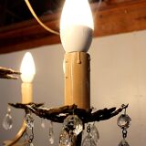 Lustre en cristal, milieu XXe
