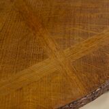 Art Deco Oak two-tiered side table, Belgium 1930's