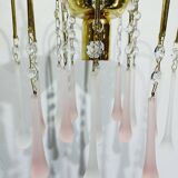 Suspension en verre de Murano et métal doré