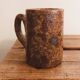 Grand mug en grès pyrité vintage 