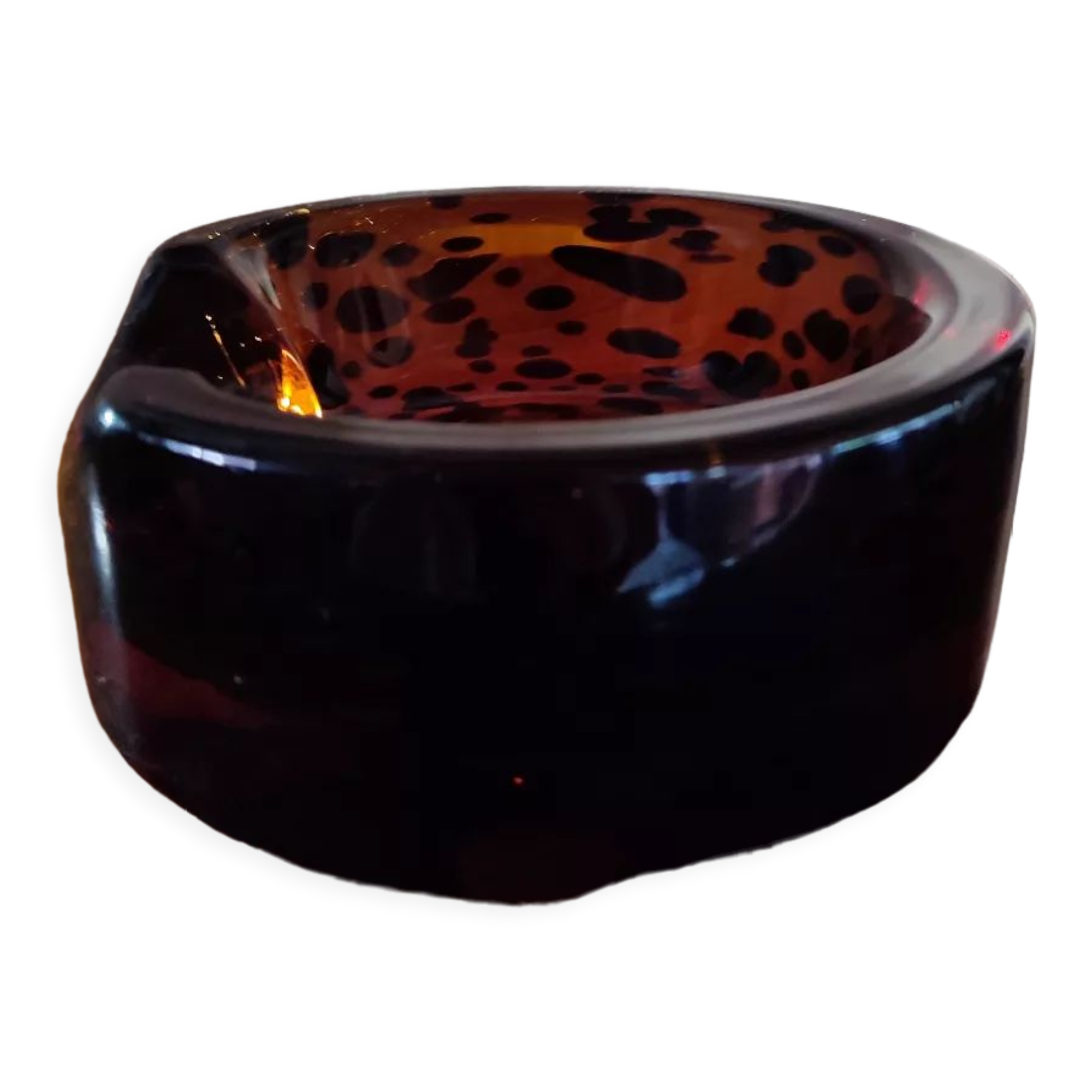 Cigarette ashtray pocket emptier, Murano Vincenzo Nason