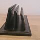 ILG leather letter holder - vintage