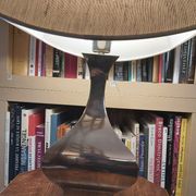 70s stainless steel lamp design