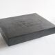 Black brutalist coffee table